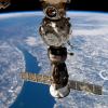 Eine Sojus-Kapsel der Internationalen Raumstation (ISS).