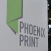Das Aus kam plötzlich: 80 Mitarbeiter von Phoenix Print können nicht mehr arbeiten. Betriebsrat Rainer Fichtner und die Mitarbeiter Martina Grist, Horst Herb und Martin Freund waren gestern noch vor Ort. 