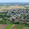 Die Vogelsiedlung in Bobingen von oben: Vor 50 Jahren entstanden hier die ersten Häuser. Noch immer wird nachbarschaftlicher Zusammenhalt großgeschrieben. 