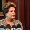 Die brasilianische Präsidentin Dilma Rousseff trat schockiert vor die Presse. Foto: Roberto Stuckert Filho dpa