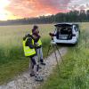 Drohnen können Landwirten helfen, Rehkitze vor dem Tod durch Näharbeiten zu retten.