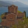 Eine der beliebtesten Sehenswürdigkeiten Ohrids: die Kirche des Heiligen Johannes von Kaneo. 
