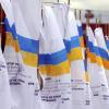 Ein Zeichen der Solidarität mit der Ukraine waren die Donaufest-Fahnen. Jetzt will Neu-Ulm mehr tun, als nur Zeichen zu setzen. 