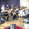 Das Akkordeonorchester des Musikvereins Dasing musizierte unter Leitung von Helmut Reichhold in der Mehrzweckhalle.  