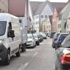 In der kompletten Innenstadt stand am Montag der Verkehr in Donauwörth für schätzungsweise zwei Stunden still.