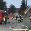 Ein Großaufgebot an Rettungskräften übte im Rahmen der Gemeindeübung in Feigenhofen den Ernstfall. 	