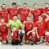 Jubel beim BSV Berg im Gau: Die Mannschaft von Spielertrainer Martin Froncek (hinten Zweiter von rechts) setzte sich im Finale mit 4:1 gegen den VfR Neuburg II durch. Foto: Roland Geier 