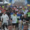 Bei strömendem Regen fand am Donnerstag der fünfte  Augsburger Firmenlauf statt. 