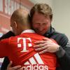 Ralph Hasenhüttl und Pep Guardiola machen sich gegenseitig Komplimente.