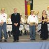 Die Brass-Band Konkordia Zwingen unter der Leitung von Martin Schaad war beim Syrgensteiner Frühlingsfest des Musikvereins zu Gast. 