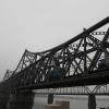 Die chinesisch-koreanische Freundschaftsbrücke in Dandong.