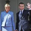 Der französische Präsident Emmanuel Macron und seine Frau Brigitte Macron.