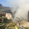 Brand in Wattenweiler: Landwirtschaftliches Anwesen stand in Flammen
