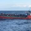 Fast 400 Menschen hielten sich auf dem nahe Kreta in Seenot geratenen Frachter auf.  	