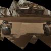 Das Bild zeigt eine Montage aus neun Fotos, die von Curiosity geschossen wurden.