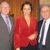 Rückblick ins Jahr 2012: Damals hatte die Kreis-CSU die bayerische Sozialministerin Christine Haderthauer in den Krumbacher Stadtsaal eingeladen. Unser Bild zeigt sie mit Alfred Sauter (rechts) und Georg Schwarz. 