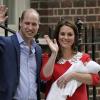 Der Junge von Prinz William und Herzogin Kate hat einen Namen: Er heißt Louis Arthur Charles.
