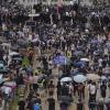 Zahlreiche Demonstranten gingen am Wochenende in Hongkong gegen Pekings geplantes Sicherheitsgesetz auf die Straße.