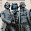 Goethe-Schiller-Denkmal mit Liszt «ergänzt»