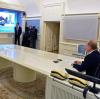 Wladimir Putin beobachtete den Test der "Angara-A5" via Videoschaltung.