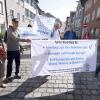 Rund 120 Menschen haben an dem Klimastreik in Landsberg teilgenommen.