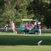 Herrlichstes Wetter empfing die Golfer in Burgwalden, um zugunsten der Kartei der Not zu spielen.