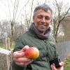 Rudolf Siehler vom Fachbereich Naturschutz und Landschaftsplanung am Landratsamt Neu-Ulm schwört auf alte Obstsorten. Im Kreismustergarten in Weißenhorn wurde nun ein „Obstsortenerhaltungsgarten“ angelegt, um vom Aussterben bedrohte regionale Apfel- und Birnensorten zu bewahren. 	
