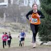 Vorne weg: Lisa Basener aus Oberhausen lief bei den bayerischen Crosslauf-Meisterschaft in Markt Indersdorf und bei der „Deutschen“ im niedersächsischen Löningen der Konkurrenz davon.  
