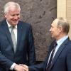 Vor rund einem Jahr hatte Horst Seehofer Wladimir Putin bereits besucht. 