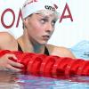 Verdienter Lohn für stundenlange Plackerei im Becken: Leonie Beck aus Würzburg startet bei den Schwimm-Wettbewerben über 800 Meter.