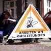 Bei Bauarbeiten in einem Gundelfinger Wohngebiet wurde eine Gasleitung beschädigt. 