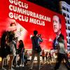 Erdogan ist überall: Das Stadtbild von Istanbul ist geprägt von großen Plakaten, die den türkischen Präsidenten zeigen.