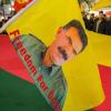 Anhänger des inhaftierten PKK-Chefs Abduallah Öcalan bei einer Kundgebung in Hamburg.
