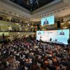 Bundeskanzler Olaf Scholz (SPD) sprach am zweiten Tag auf der Münchner Sicherheitskonferenz.  

