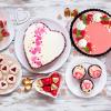 Ein Kuchen, eine Torte, Muffins, Cupcakes oder Pralinen: Süße Leckereien sind die perfekten Geschenkideen zum Valentinstag!