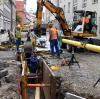 Die Bäckergasse ist derzeit eine Baustelle.