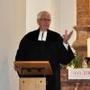 Ex-Landesbischof Johannes Friedrich beim Gottesdienst in der Schlosskapelle.