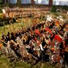 In einem Diorama mit knapp 7500 jeweils 30 Millimeter hohen Zinnfiguren hat Martin Sauter den Höhepunkt der Schlacht auf dem Lechfeld am Nachmittag des 10. August 955 dargestellt. Es soll später in einer "Erlebniswelt Lechfeldschlacht" in Königsbrunn, in Verbindung mit einem Deutsch-Ungarischen Begegnungszentrum, zu sehen sein.