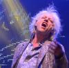 Bob Geldof ist ein bisschen grau geworden, aber ansonsten hat er sich kaum verändert.