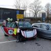 Am Autobahnzubringer in Jedesheim hat es trotz neuer Ampelanlage erneut gekracht.