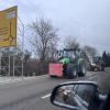 Auch im Landkreis Dillingen haben die Bauern gestreikt und den Verkehr teils massiv ausgebremst. 