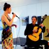 Katharina und Christian Gruber begeisterten bei ihrem Singabend in Mering.
