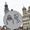 In Augsburg wurden in den vergangenen Monaten Corona-Regeln gelockert. Eine allgemeine Maskenpflicht etwa gibt es nicht mehr. Nun wird jedoch die vierte Welle erwartet.
