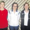 Die drei Erstplatzierten bei der Kreismeisterschaft der Juniorinnen (von links): die Drittplatzierte Cornelia Gehring, Kreismeisterin Melanie Steinle vom ESV Nördlingen und Vizemeisterin Elisabeth Mannert.  