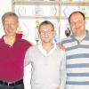 Das erfolgreiche Trio von Jahn Landsberg (von links): Ulf Lind, Peter Merkt und Volker Gebhardt. 