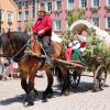 Perfektes Sommerwetter beim großen Frundsberg-Festumzug.