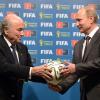 Sepp Blatter (links) hat einen großen Fan: den russischen Präsidenten Wladimir Putin.