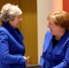Premierministerin Theresa May und Bundeskanzlerin Angela Merkel in einem kurzen Moment der Freude. Viel zu lachen gab es im Ringen um den Brexit in den vergangenen Wochen nicht.