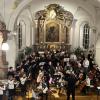 Das Weihnachtskonzert der Rieser Musikschule fand im Tagungshaus in Reimlingen statt.