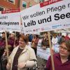 Pflegemitarbeiter-Protest in Nürnberg: „Der Pflegefachkräftemangel ist in weiten Teilen hausgemacht.“ 